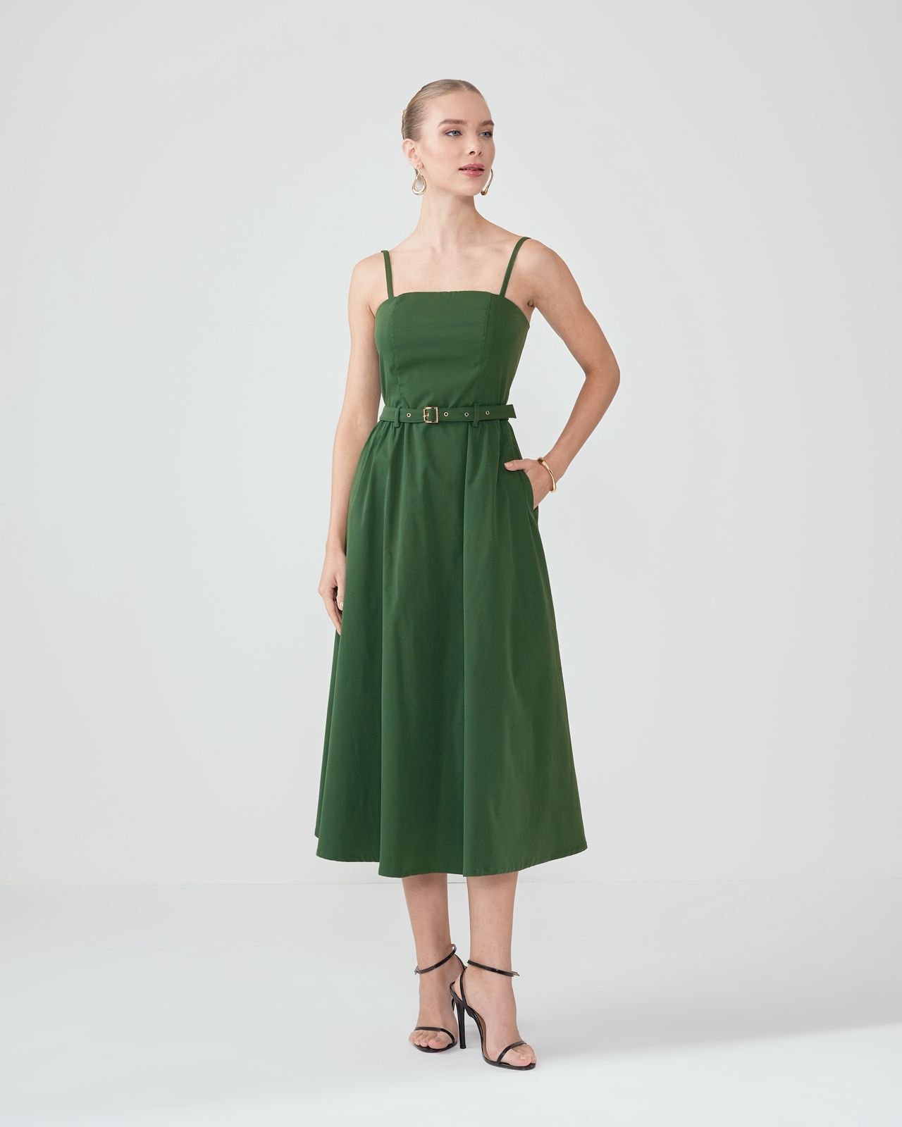Vestido Sarjado