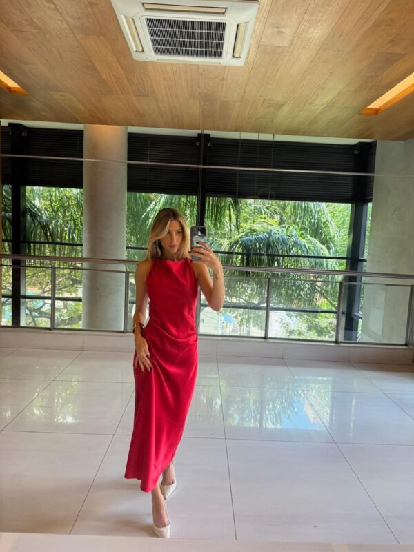 Vestido Regata Drapeado - Imagem 2