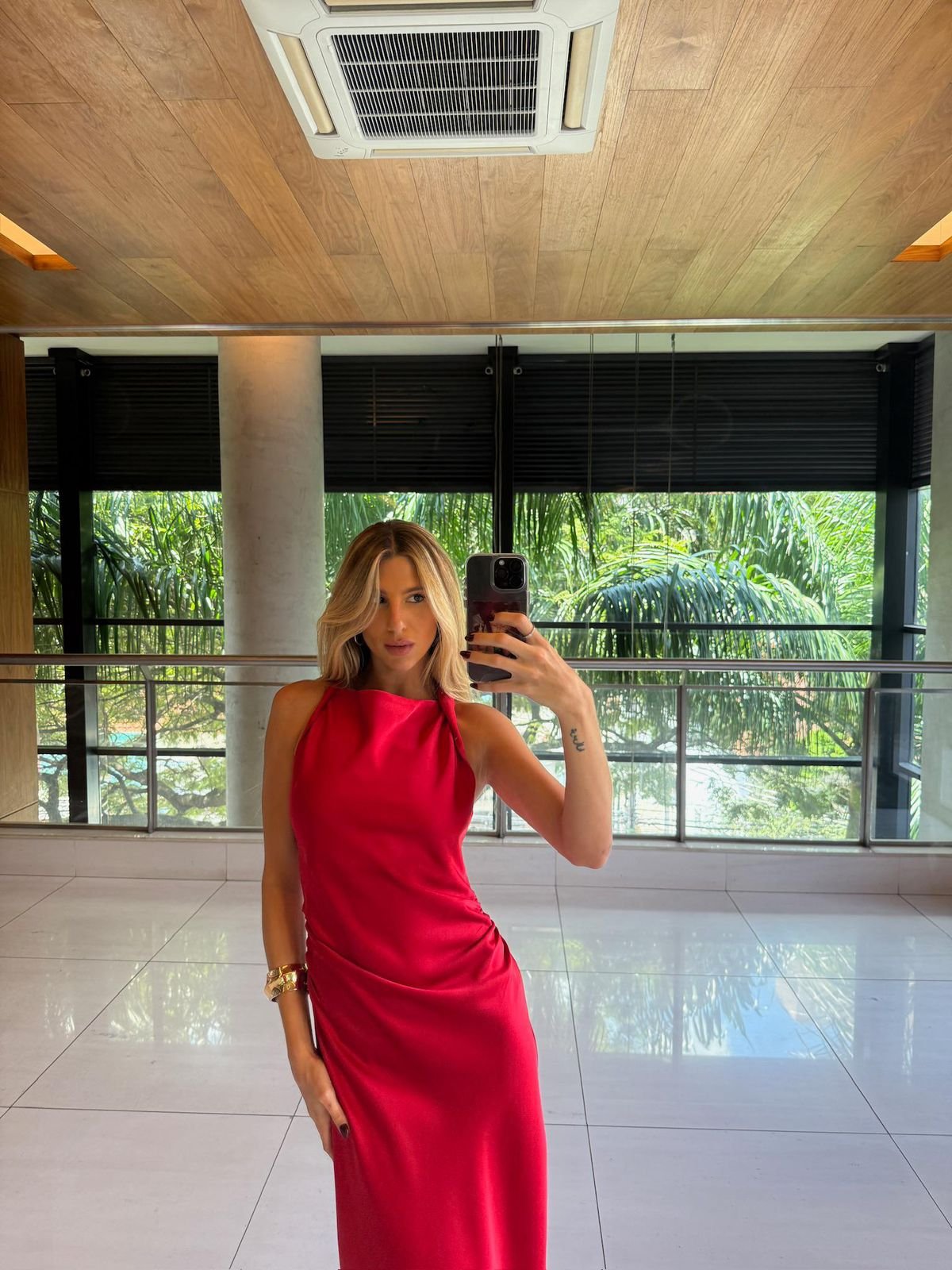 Vestido Regata Drapeado