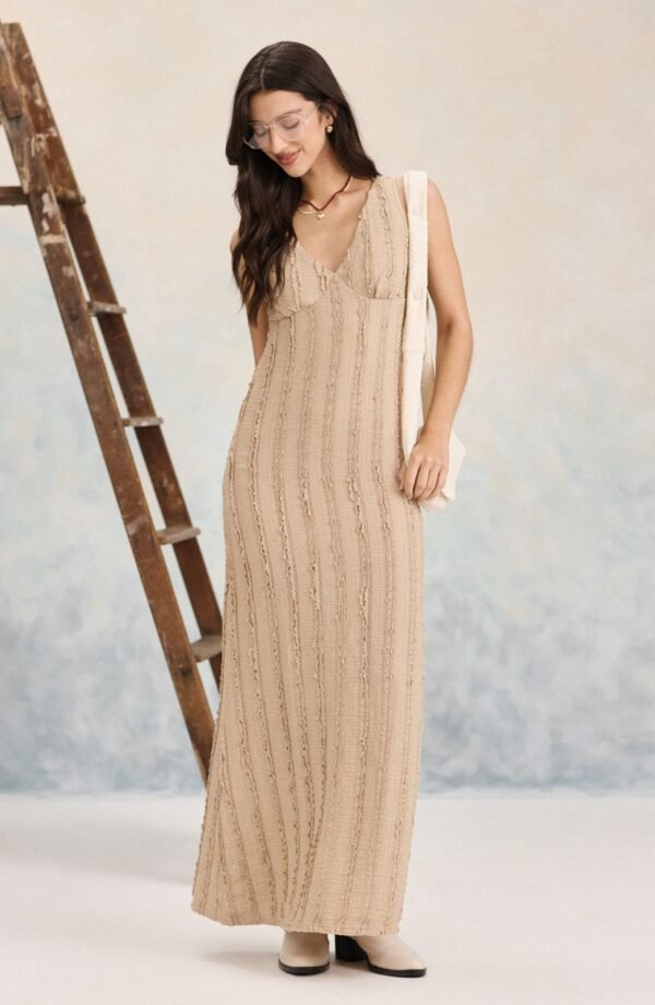 Vestido Camélia em Tecido Texturizado