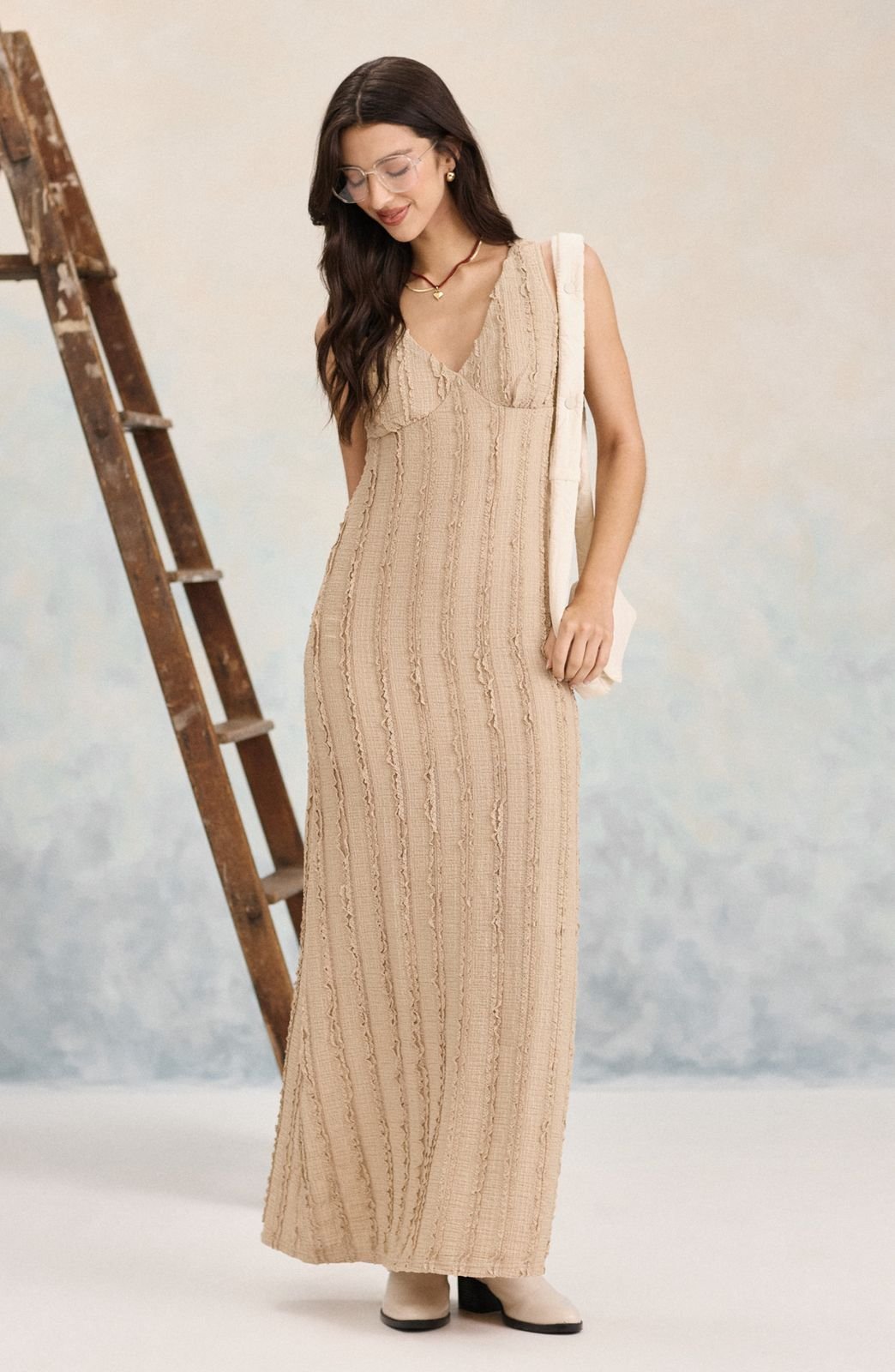 Vestido Camélia em Tecido Texturizado
