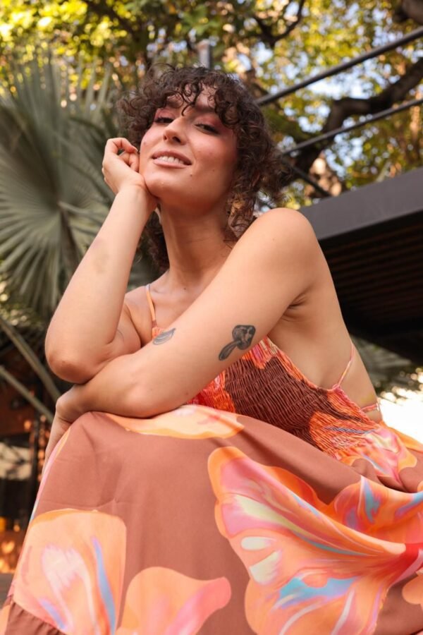 Vestido Orquídea com Lastex - Imagem 3